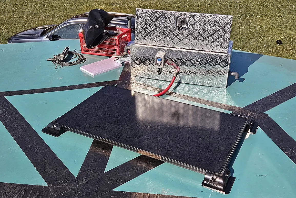 Verlichting maquette Burcht van Oostvoorne