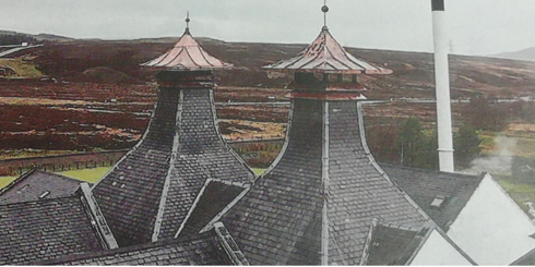 Dalwhinnie Distillery in Invernessshire
