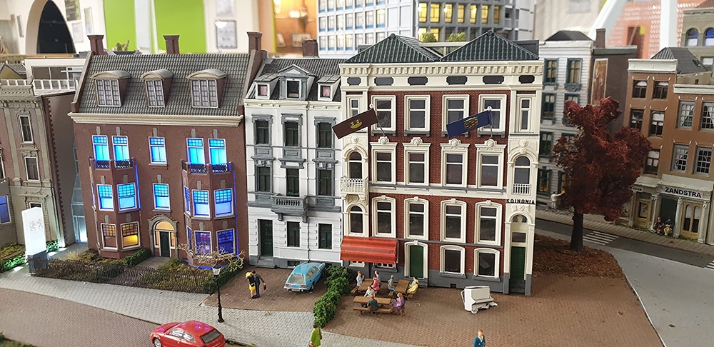 maquette societeit  Koinoonia Mauritsweg Rotterdam