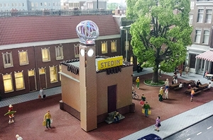 Historisch electriciteitshuisje Tiendplein Rotterdam Stedin